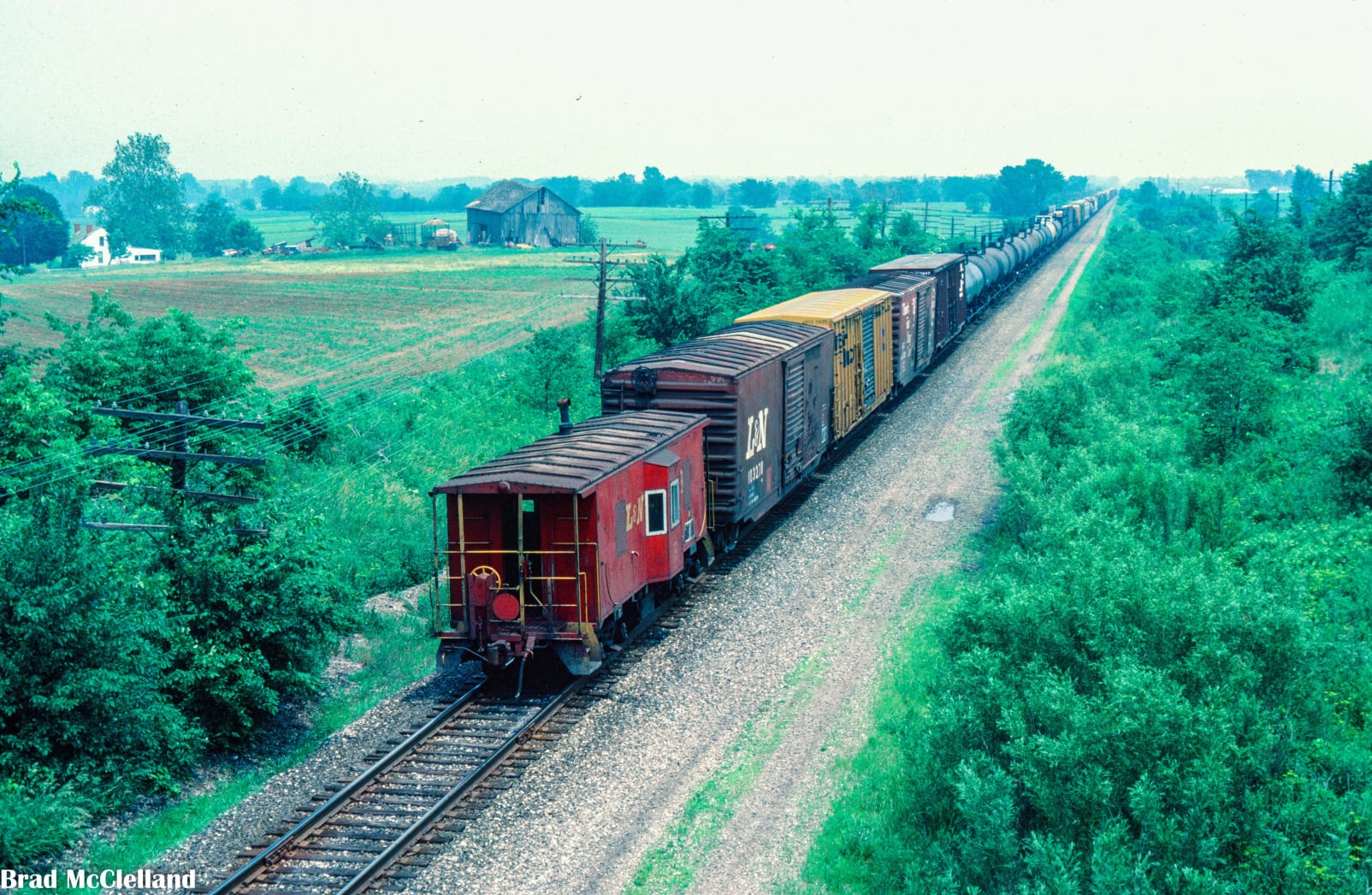 The L&N caboose on the tail end.